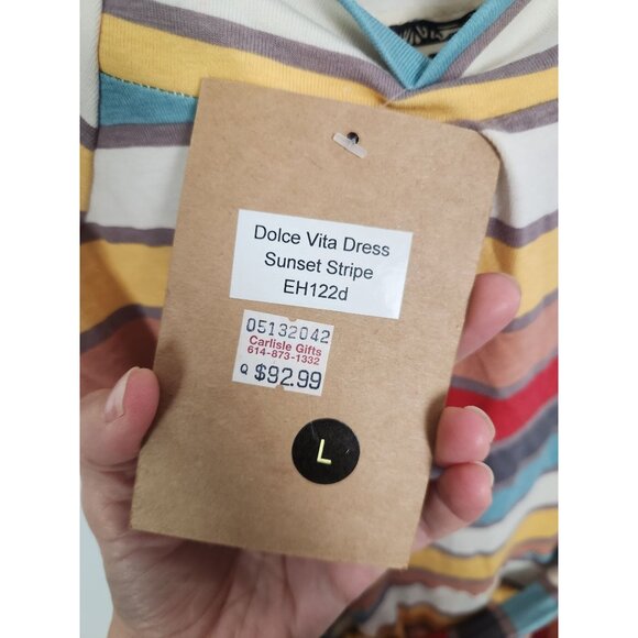 Effie's Heart Multicolor Striped Dress - Picture 3 of 7